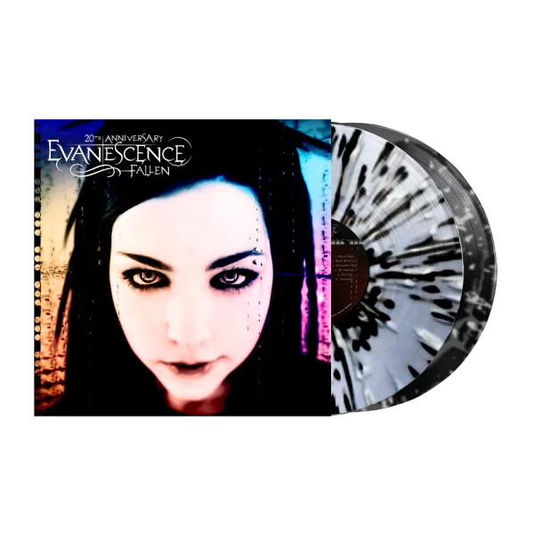 Evanescence - FALLEN - 20TH ANNIVERSARY EDITION (LIMITED, SILVER/BLACK BLEND 2-LP) UK Link