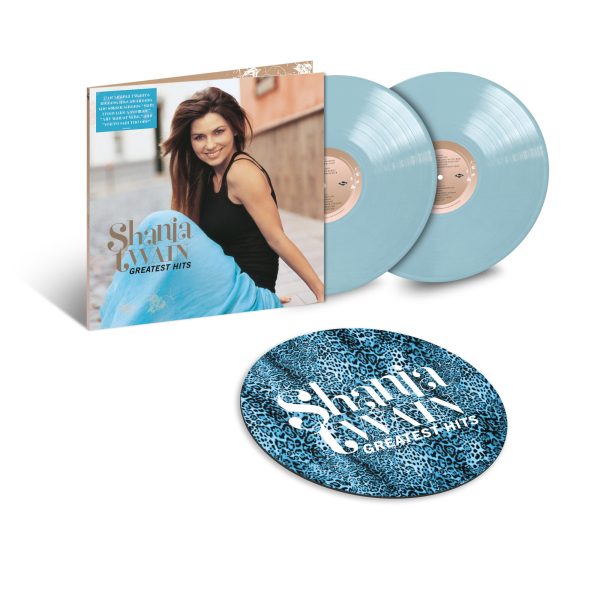 Shania Twain - Greatest Hits - Double Opaque Baby Blue Vinyl with Slipmat (US Link)