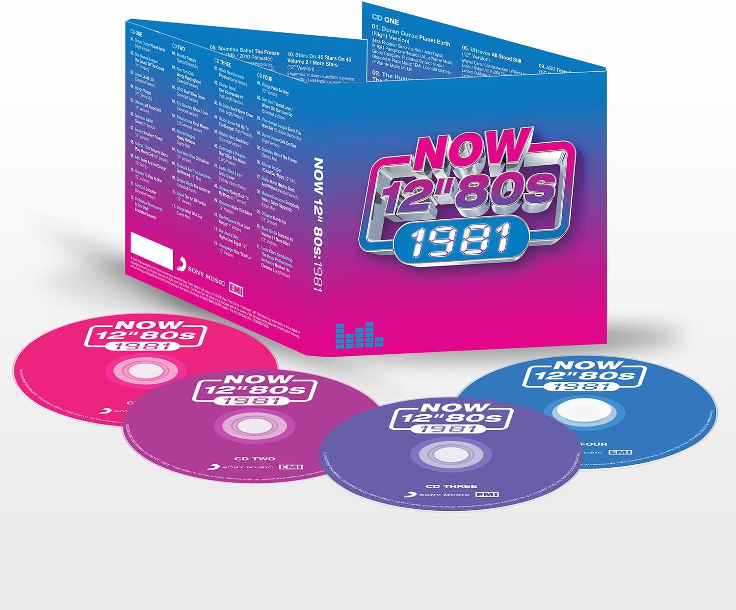 NOW 12‚Äù 80s: 1981 4xCD