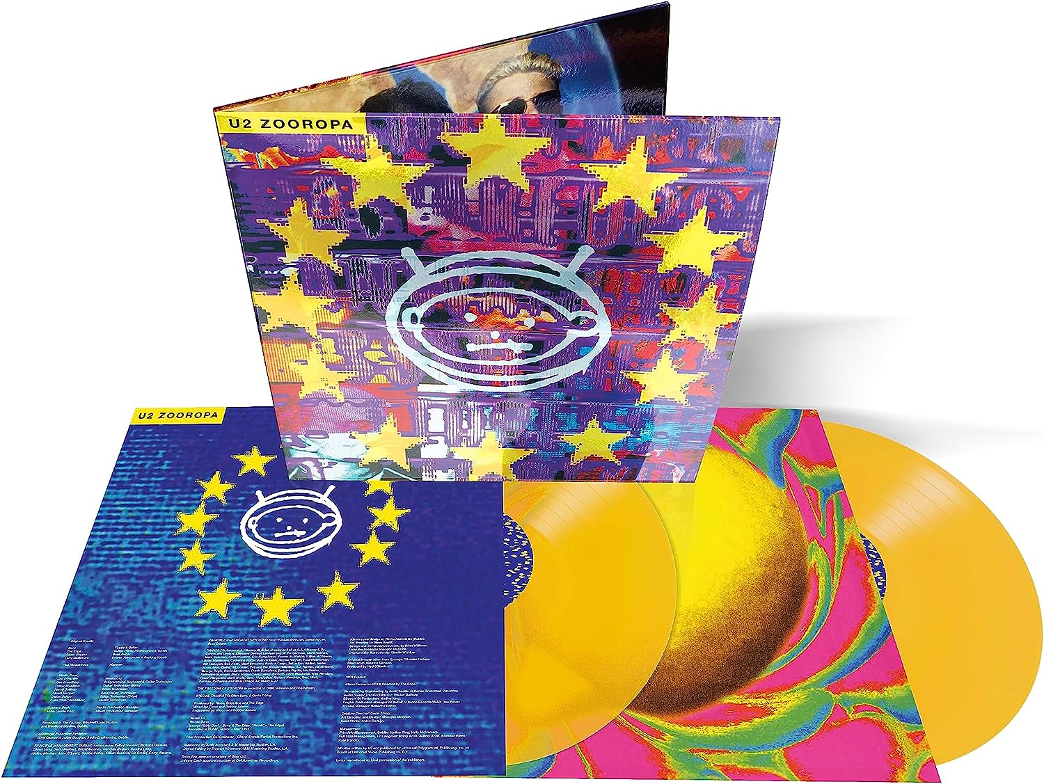 U2 - Zooropa (30th Anniversary Edition) Double Yellow Vinyl Album UK Link