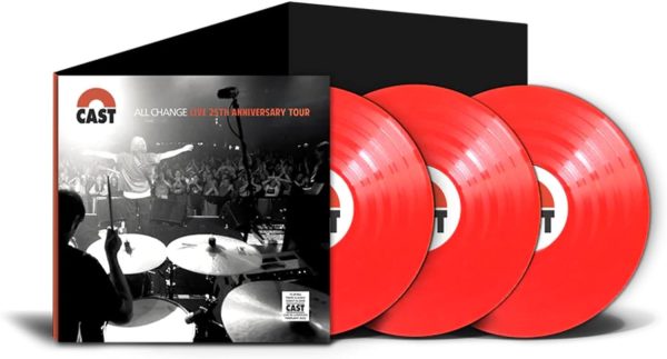 Cast - All Change 25th Anniversary Tour) Triple Red Vinyl in Tri-fold Sleeve