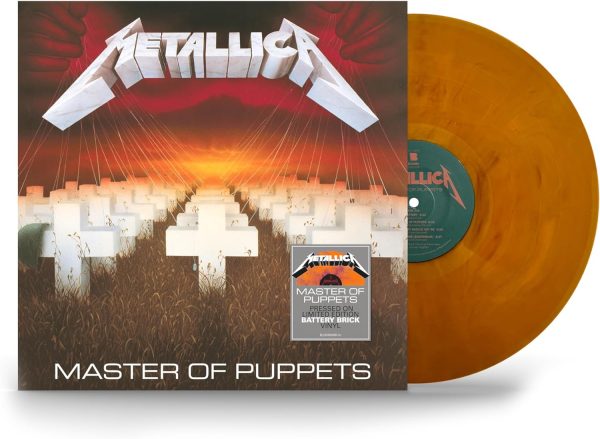 Metallica - Master Of Puppets - Battery Brick Colour Vinyl