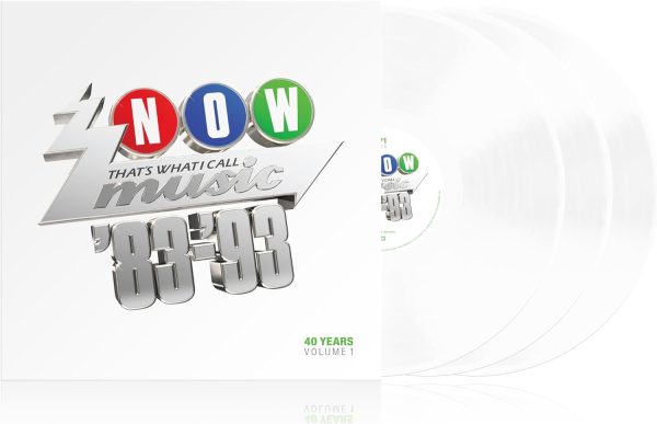 NOW That's What I Call 40 Years: Volume 1 - 1983-1993 Triple White Vinyl