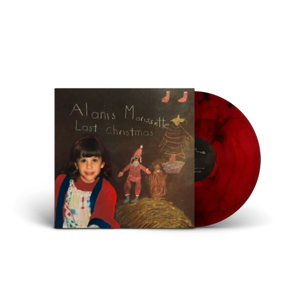 Alanis Morissette 10" red marble Last Christmas vinyl