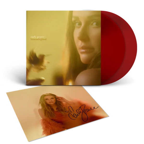 Carly Pearce - HUMMINGBIRD EXCLUSIVE LP (TRANSLUCENT RUBY + SIGNED 12.5 X 12.5 ART PRINT)