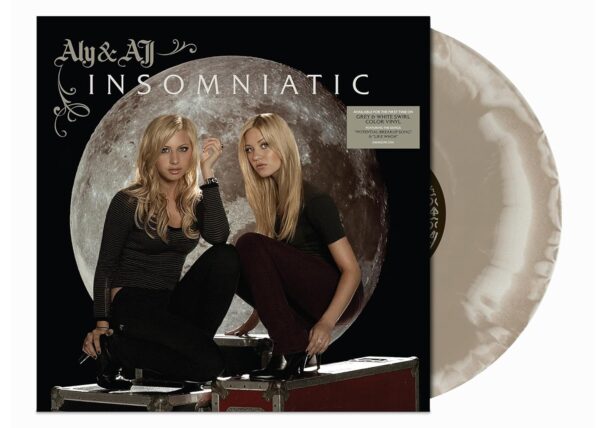 Aly & Aj - Insomniatic - Grey/White Swirl Vinyl (US Link)